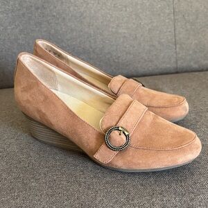 Dr. Scholl's Suede Loafers in Brown